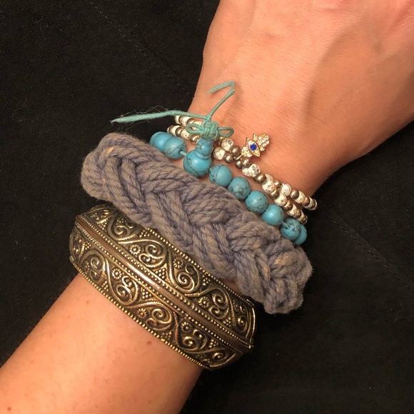 SOLD❤️Boho style vintage bangle - Picture 2 of 5